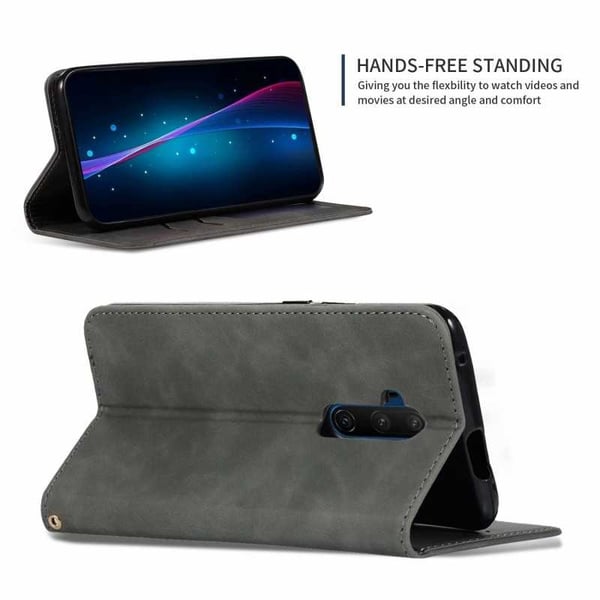 OnePlus 8 Flipfodral Kortfack Mocka