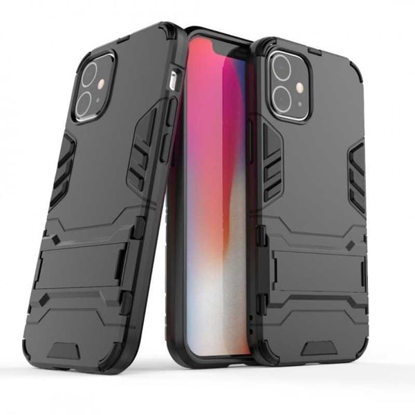 iPhone 12 Pron iskunkestävä kotelo jalustalla ThinArmor