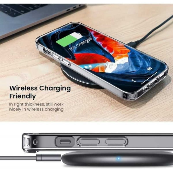 iPhone 12 Mini Stöttåligt Genomskinligt Skal Simple
