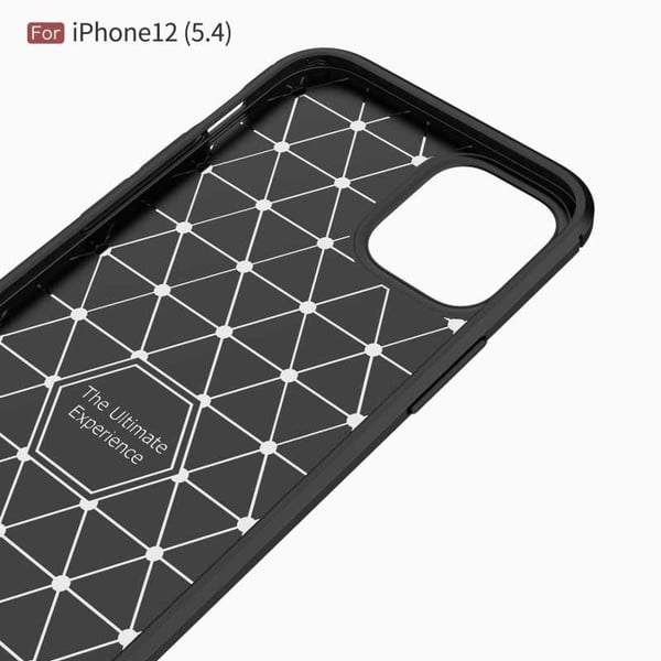 iPhone 12 Mini Iskunkestävä SlimCarbon -kotelo