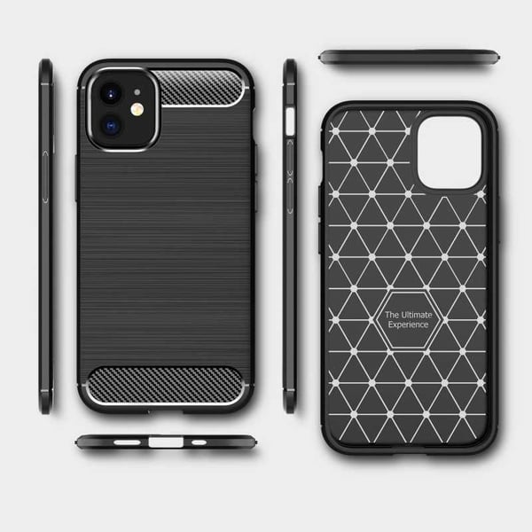iPhone 12 Mini Iskunkestävä SlimCarbon -kotelo