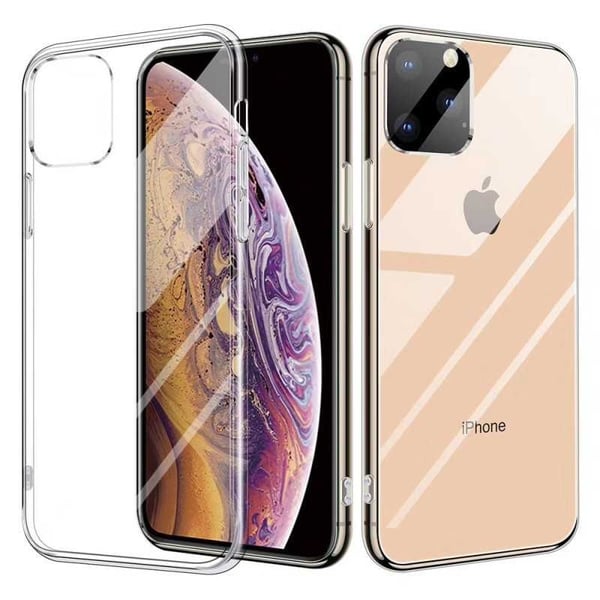 iPhone 12 Mini Stötdämpande Skal 9H Härdat Glas Baksida Glassback
