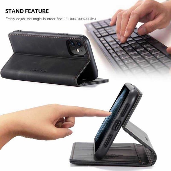 iPhone 12 Mini Exclusive Elegant Flip Case CaseMe 3-FACK