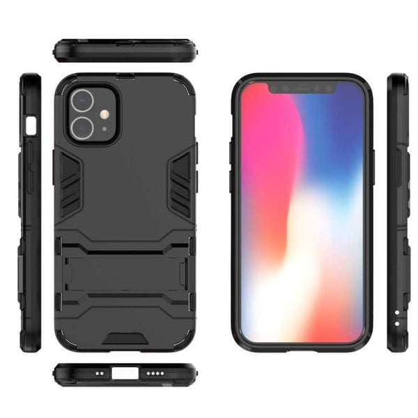 iPhone 12 Mini iskunkestävä kotelo jalustalla ThinArmor