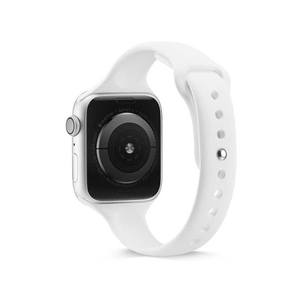Apple Watch 38/40 / 41mm ohut, tyylikäs silikonirannekoru