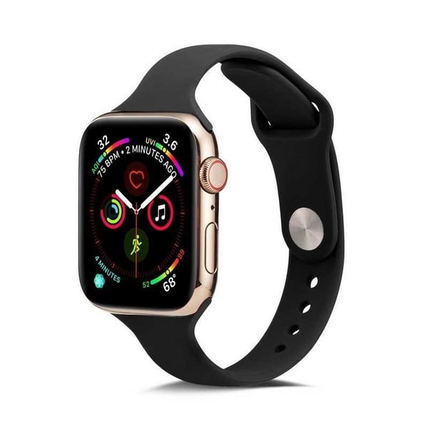 Apple Watch 38/40 / 41mm ohut, tyylikäs silikonirannekoru