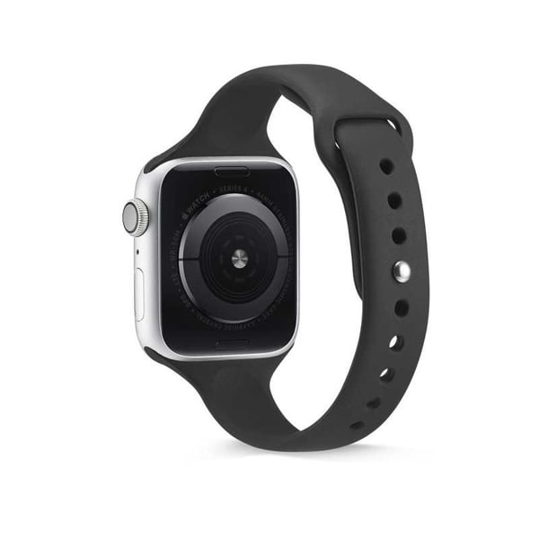 Apple Watch 38/40 / 41mm ohut, tyylikäs silikonirannekoru