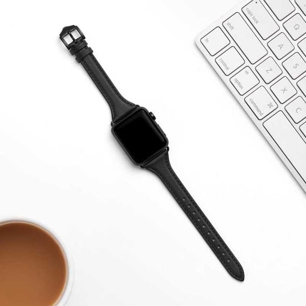 Apple Watch 38/40/41mm tyylikäs nahkaranneke Mercy