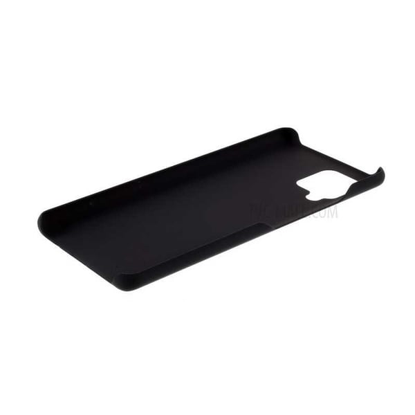 Samsung A42 5G Erittäin ohut kumipinnoitettu mattamusta Cover Basic V2