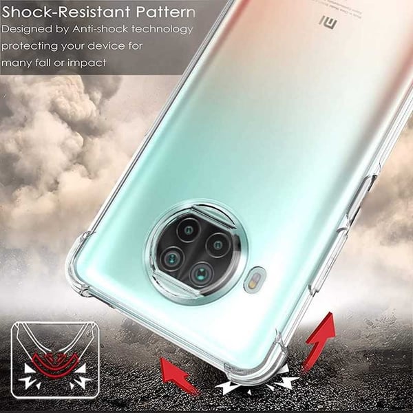 Xiaomi Mi 10T Lite iskuja vaimentava silikonikotelo Shockr