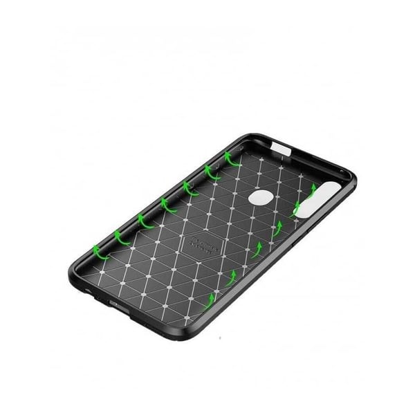 Huawei P Smart 2021 iskunkestävä ohut suojus FullCarbon V4