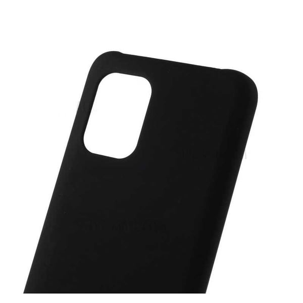 Xiaomi Mi 10T / 10T Pro Ultra-ohut kumipinnoitettu mattamusta Cover Basic V2
