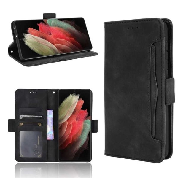 Samsung S21 Ultra Plånboksfodral PU-Läder 6-FACK Winston V3