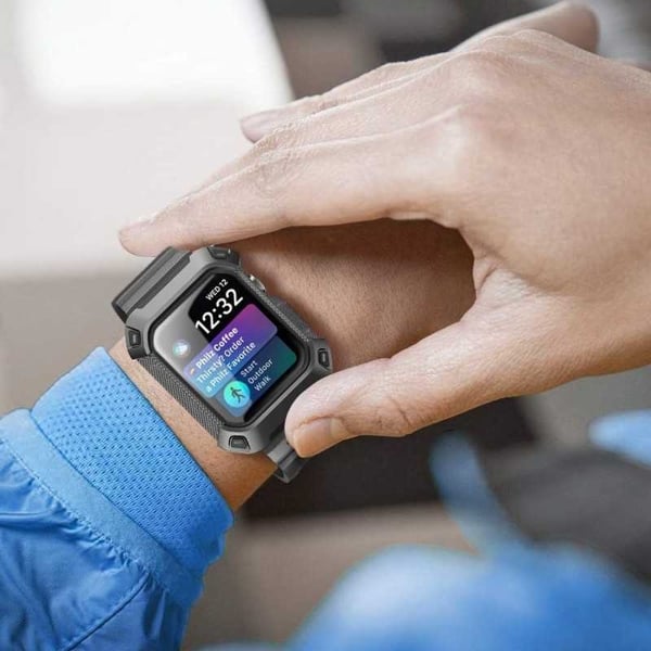 Apple Watchin 44 mm kotelo ja rannerengas Supcase Unicorn Beetle Pro