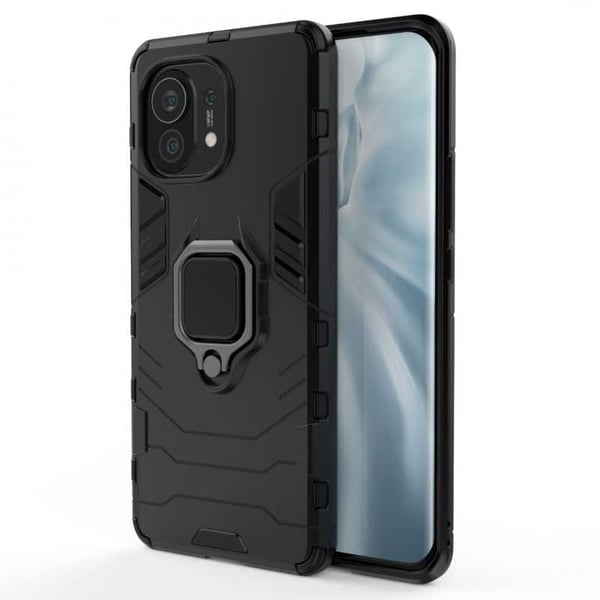 Xiaomi Mi 11 iskunkestävä kotelo ThinArmor sormustelineellä
