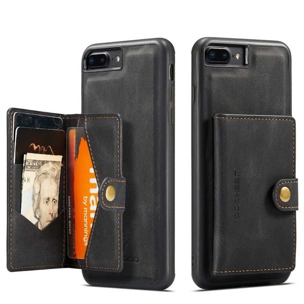 iPhone 8 Plus iskunkestävä kotelo magneettisella korttitelineellä JeeHood