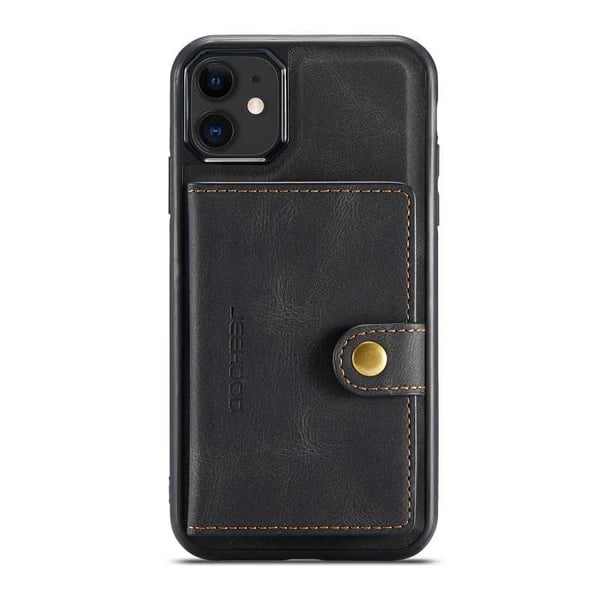 iPhone 11 Iskunkestävä kotelo magneettisella korttitelineellä JeeHood
