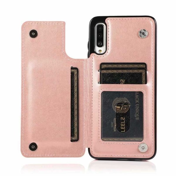 Samsung A70 iskunkestävä kansikorttipidike 3-POCKET Flippr V2