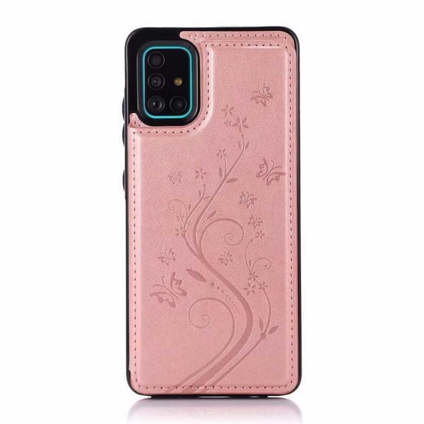 Samsung A51 Iskunkestävä kotelo, 3-taskuinen Flippr V2