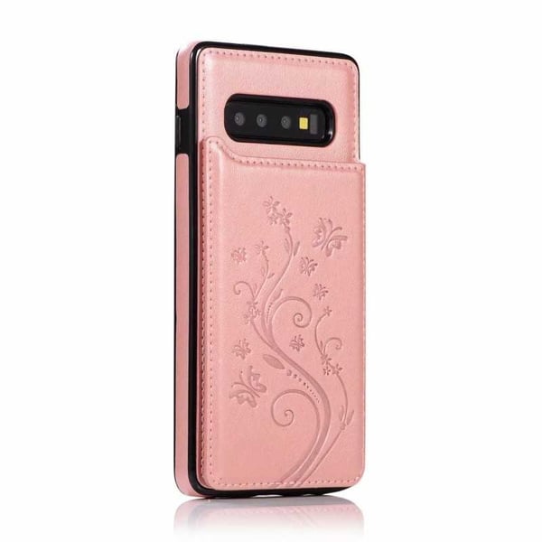 Samsung S10 Plus Stöttåligt Skal Korthållare 3-FACK Flippr V2