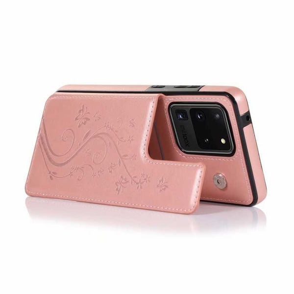 Samsung S20 Ultra Iskunkestävä Kansikorttikotelo 3-POCKET Flippr V2