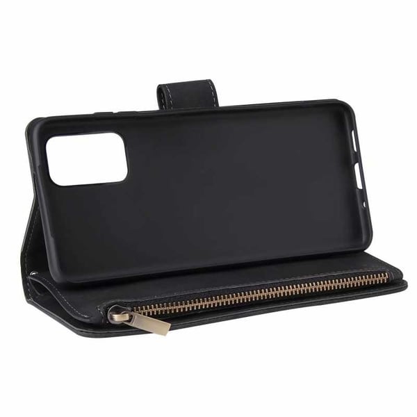 Samsung S20 monitoiminen lompakkokotelo, vetoketjullinen 8 taskua