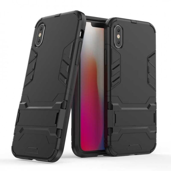 iPhone XS Iskunkestävä kotelo, jossa Kickstand ThinArmor