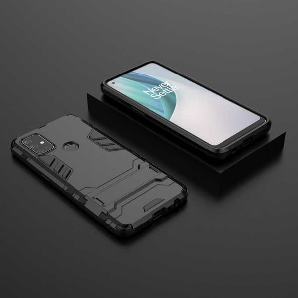 OnePlus Nord N10 iskunkestävä kotelo jalustalla ThinArmor