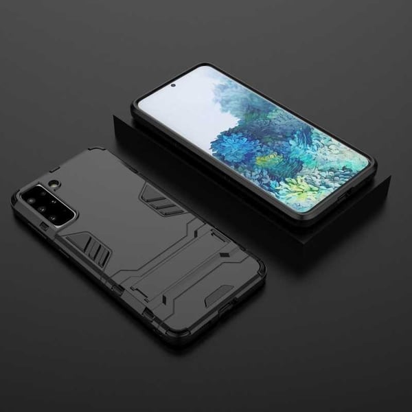 Samsung S21 Ultra iskunkestävä kotelo jalustalla ThinArmor