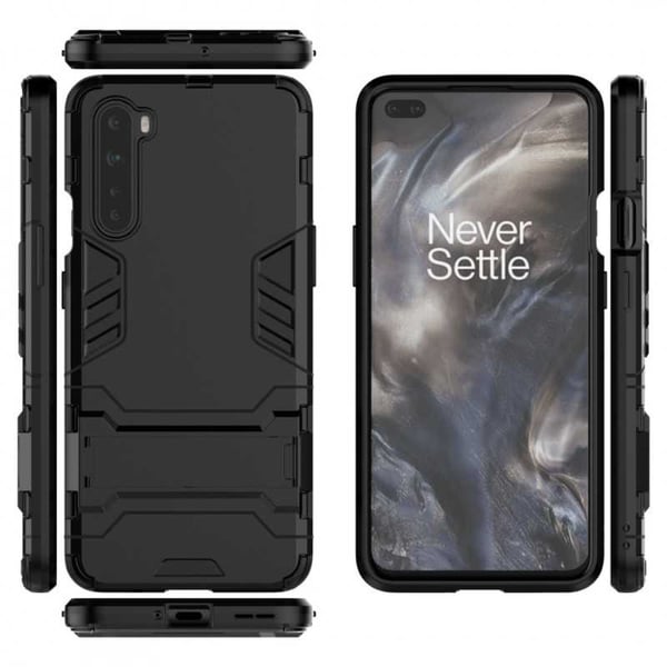 OnePlus Nord iskunkestävä kotelo jalustalla ThinArmor