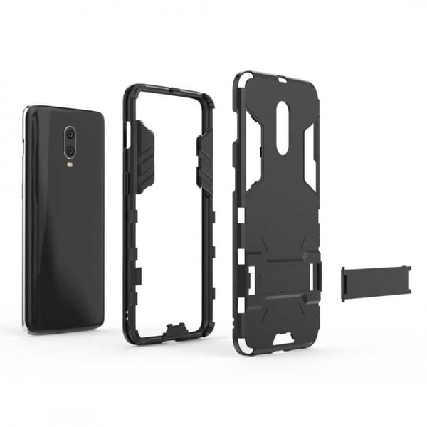 OnePlus 7 -iskunkestävä kotelo jalustalla ThinArmor