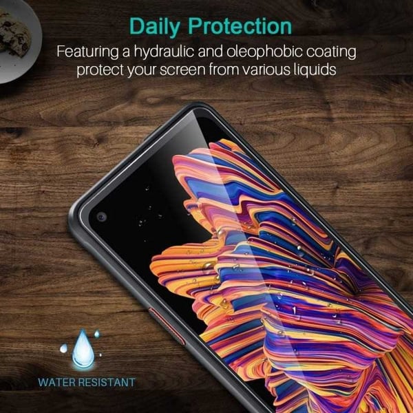 2-PACK Samsung xCover 5 Karkaistu lasi 0,26mm 2,5D 9H