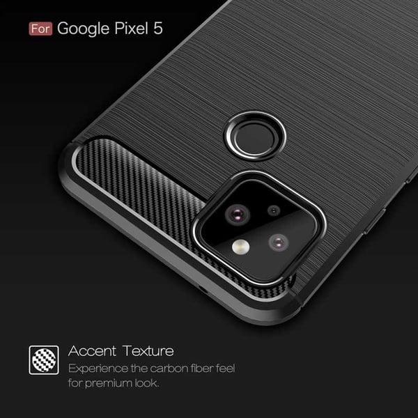 Google Pixel 5:n iskunkestävä ohut kansi FullCarbon V4