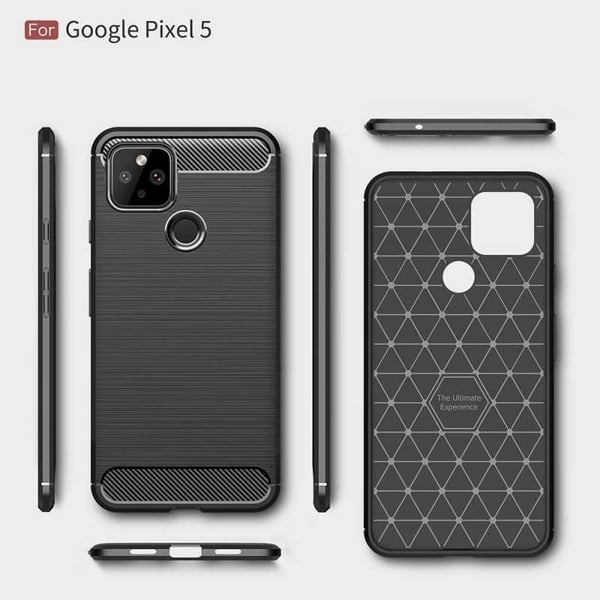 Google Pixel 5:n iskunkestävä ohut kansi FullCarbon V4
