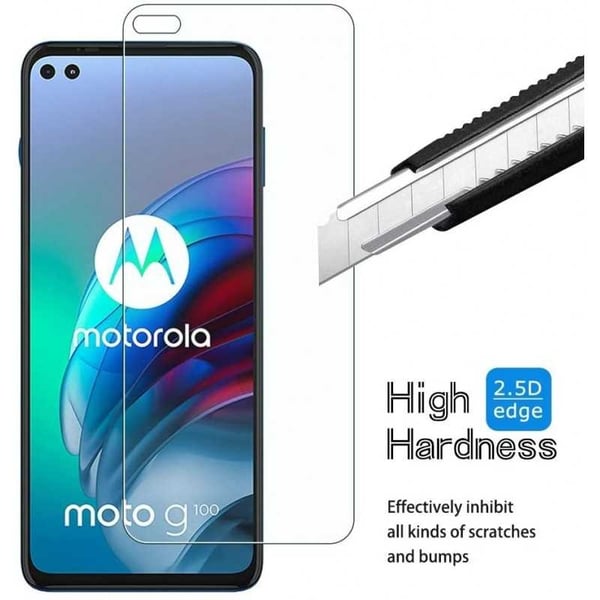 Motorola Moto G100 Karkaistu lasi 0,26mm 2,5D 9H