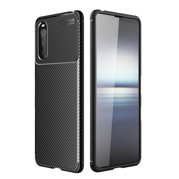 Xperia 10 III Stöttåligt Slimmat Skal FullCarbon V4