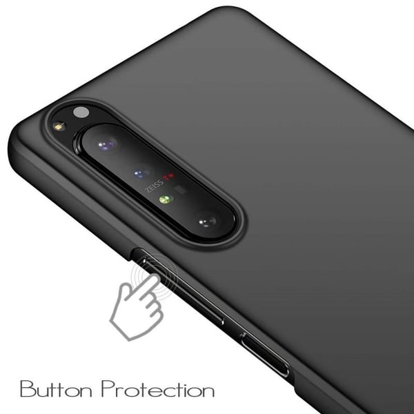 Xperia 1 III Gummibelagd Mattsvart Skal Basic® V2