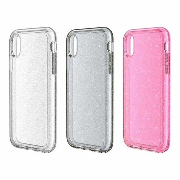 iPhone XR Iskunvaimennin matkapuhelinkotelo Sparkle