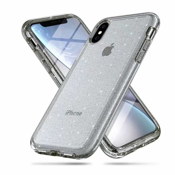 iPhone XR Iskunvaimennin matkapuhelinkotelo Sparkle