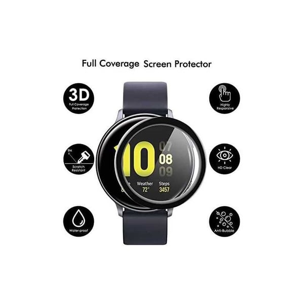 Amazfit Bip U Pro FullFrame 3D karkaistu lasi 0,26mm 9H