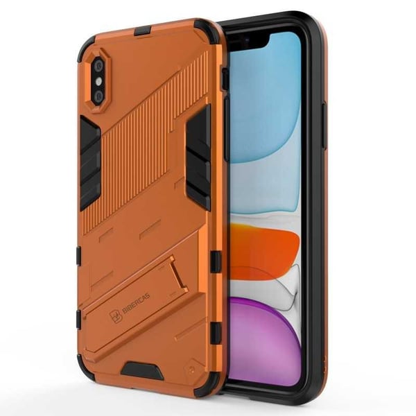 iPhone X / XS Iskunkestävä kotelo jalustalla ThinArmor V2