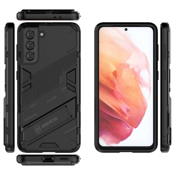 Samsung S21 Plus iskunkestävä kotelo jalustalla ThinArmor V2