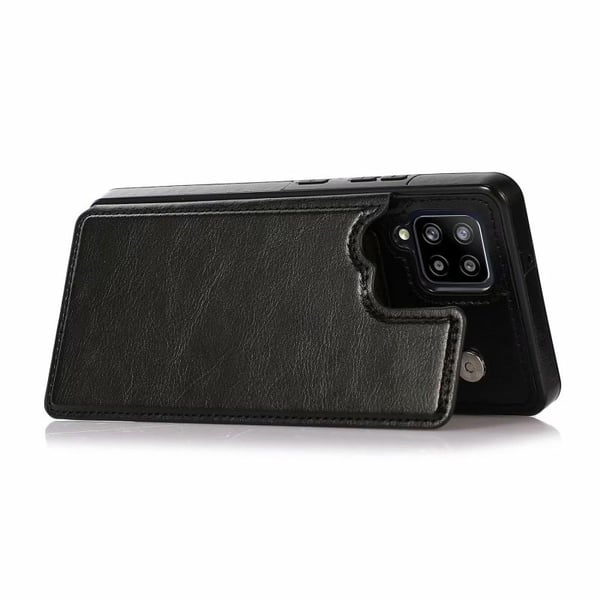 Samsung A12 5G iskunkestävä kansikorttipidike 3-taskuinen Flippr®