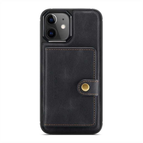 iPhone 13 Mini iskunkestävä kotelo magneettisella korttitelineellä JeeHood
