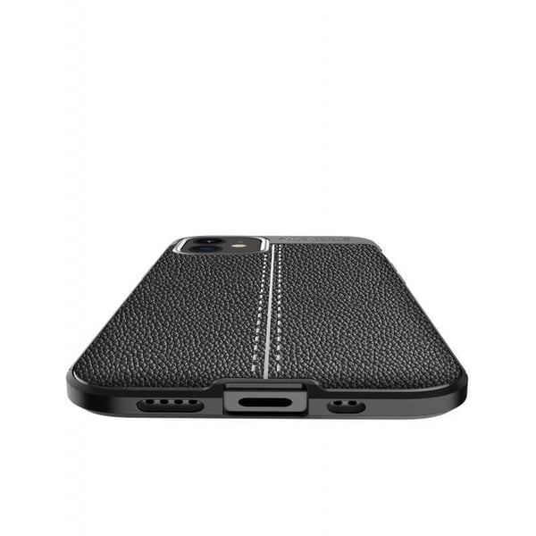 iPhone 13 Stöttåligt & Stötdämpande Skal LeatherBack