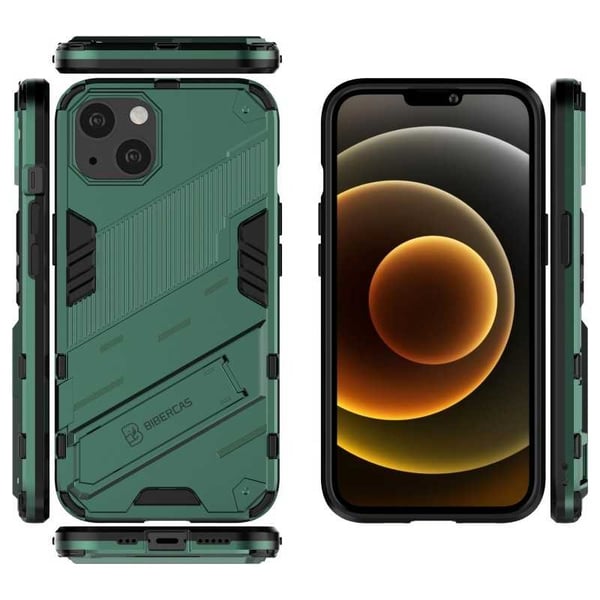 iPhone 13 Iskunkestävä kotelo jalustalla ThinArmor V2