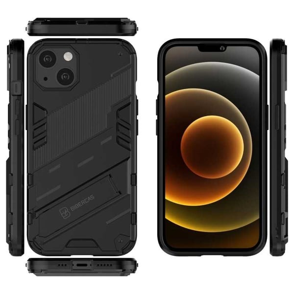 iPhone 13 Iskunkestävä kotelo jalustalla ThinArmor V2