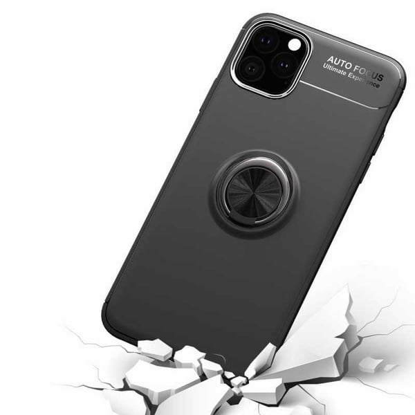 Käytännöllinen iskunkestävä iPhone 13 Pro -kuori sormustelineellä V3