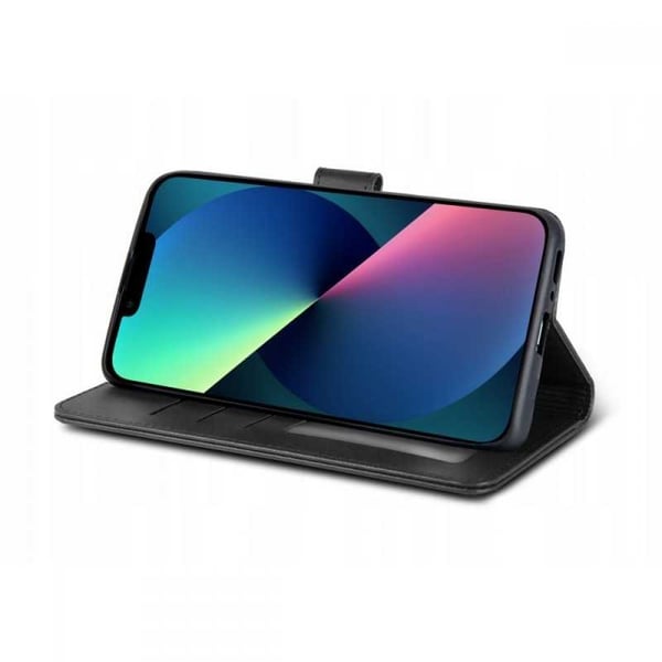 iPhone 13 Pro lompakkokotelo PU-nahkaa 4-tasku