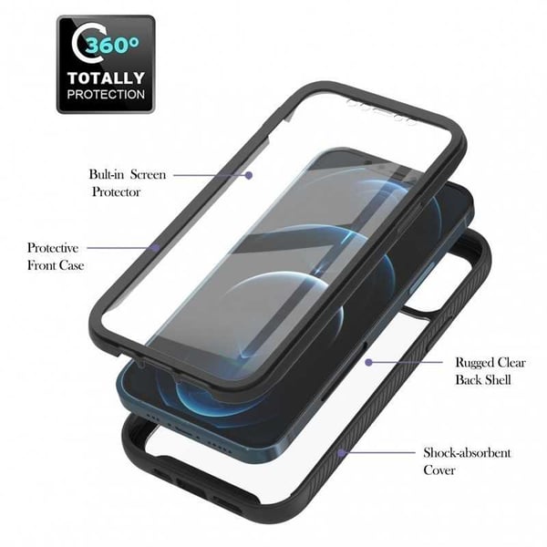 iPhone 13 Pro Heltäckande Premium 3D Skal ThreeSixty